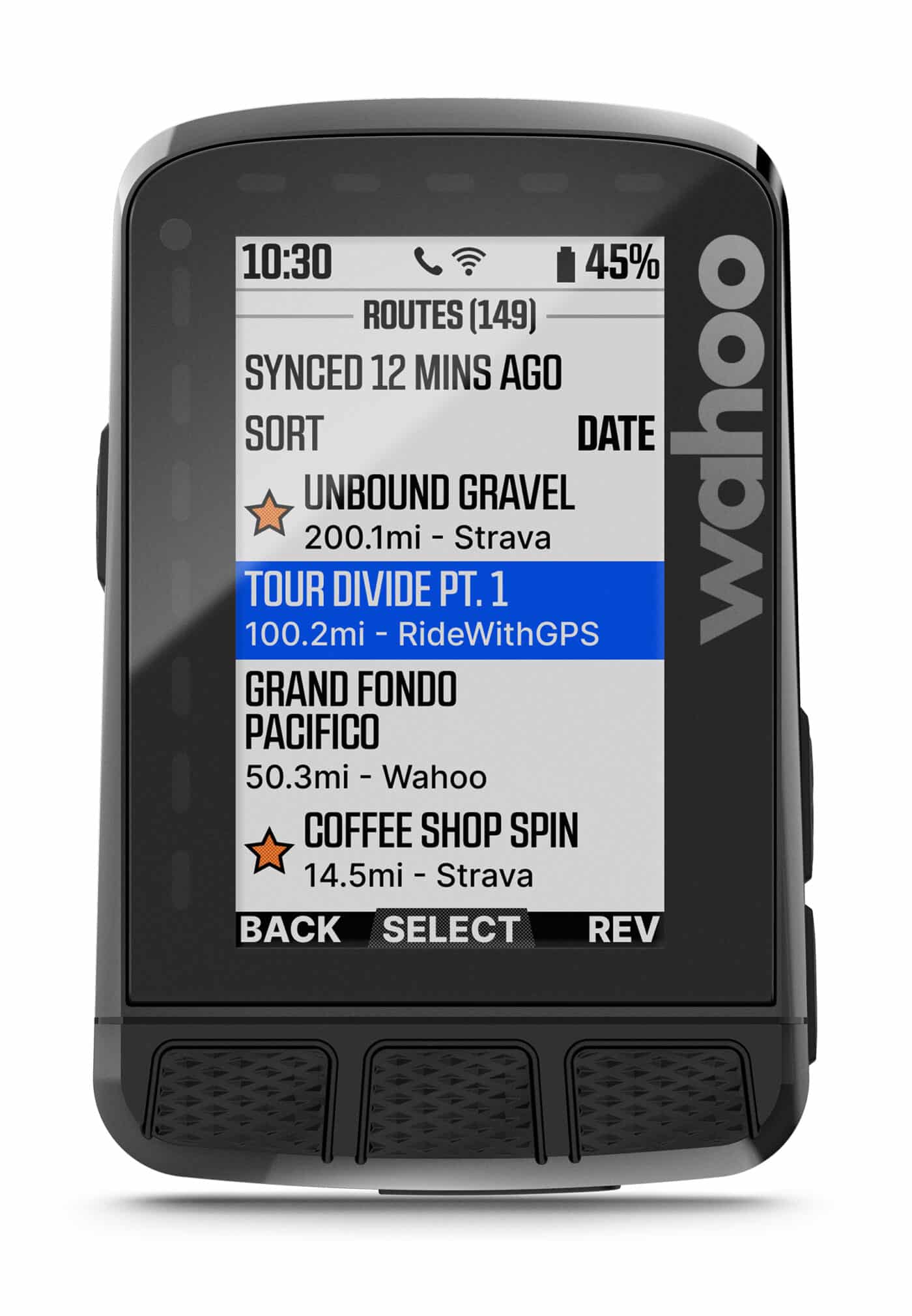 Compteur GPS Wahoo Elemnt Roam