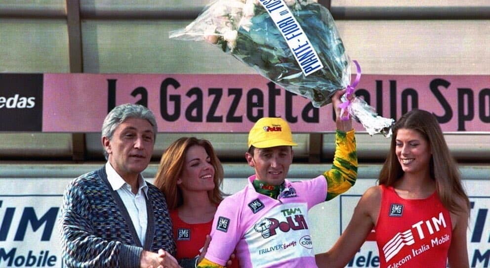 David Rebellin maillot rose Giro