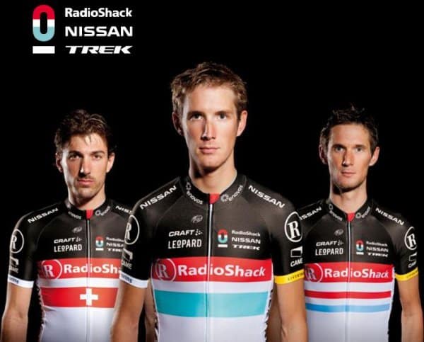 Maillot RadioShack - Nissan 2012