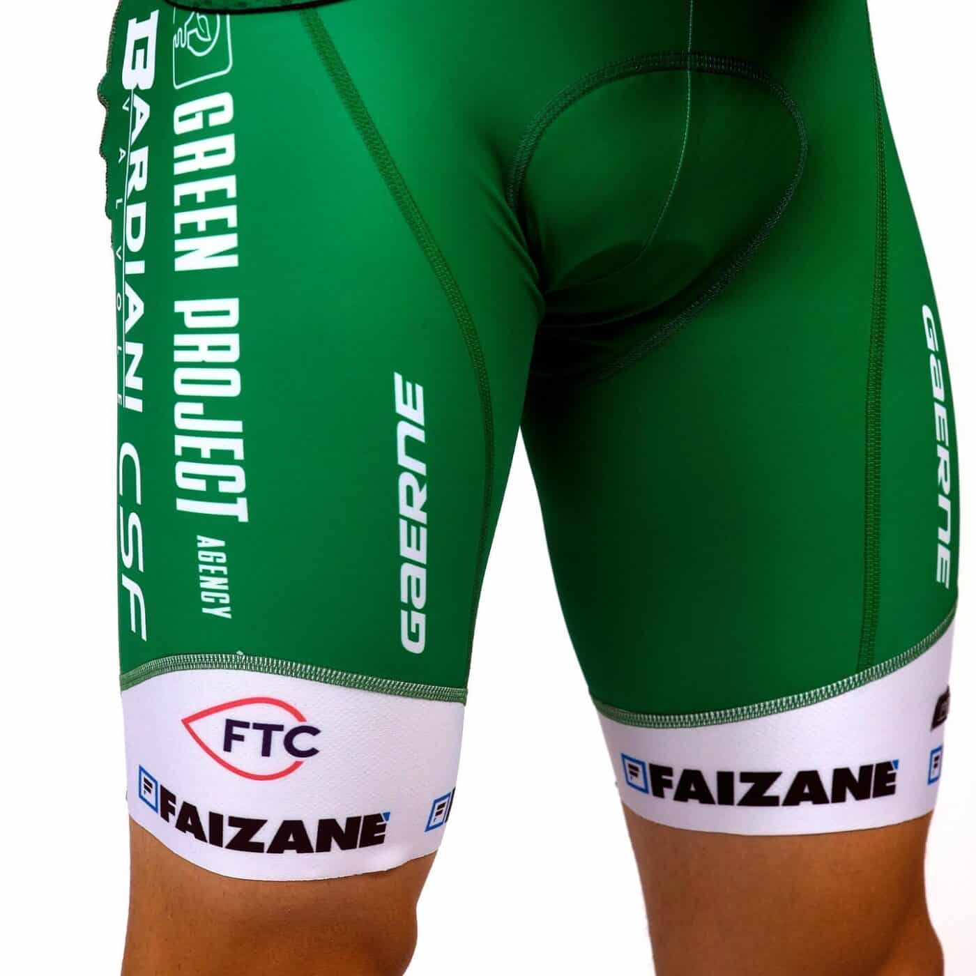 Le maillot 2023 de Green Project Bardiani CSF Faizane