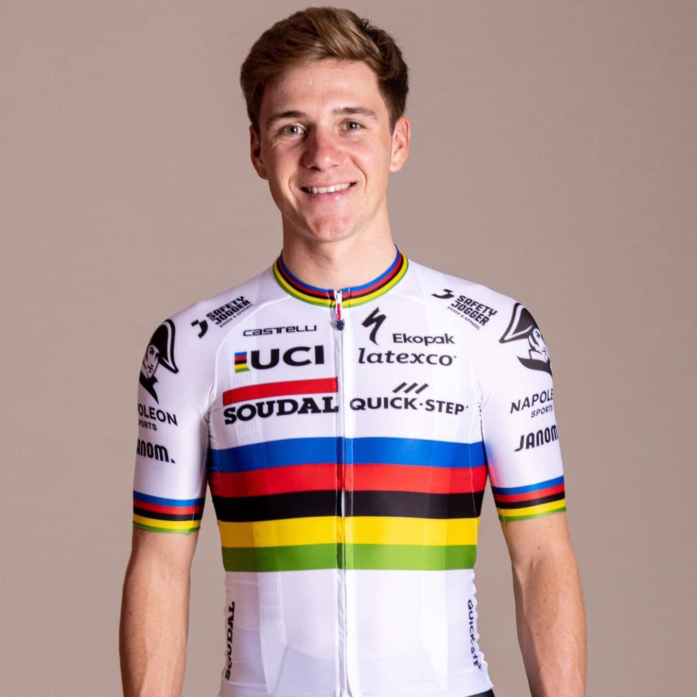 Maillot Champion du monde 2023 Remco Evenepoel