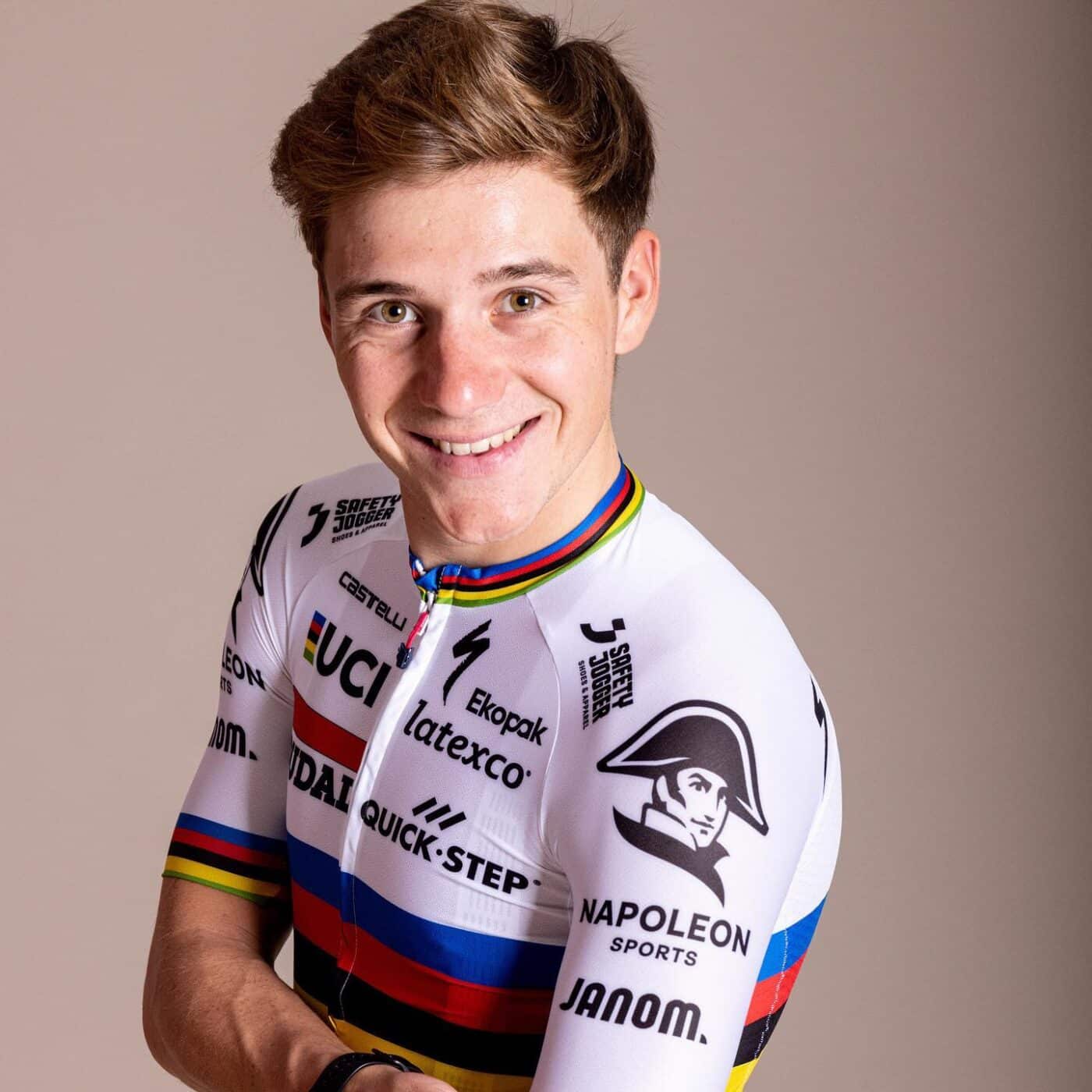 Maillot Champion du monde 2023 Remco Evenepoel