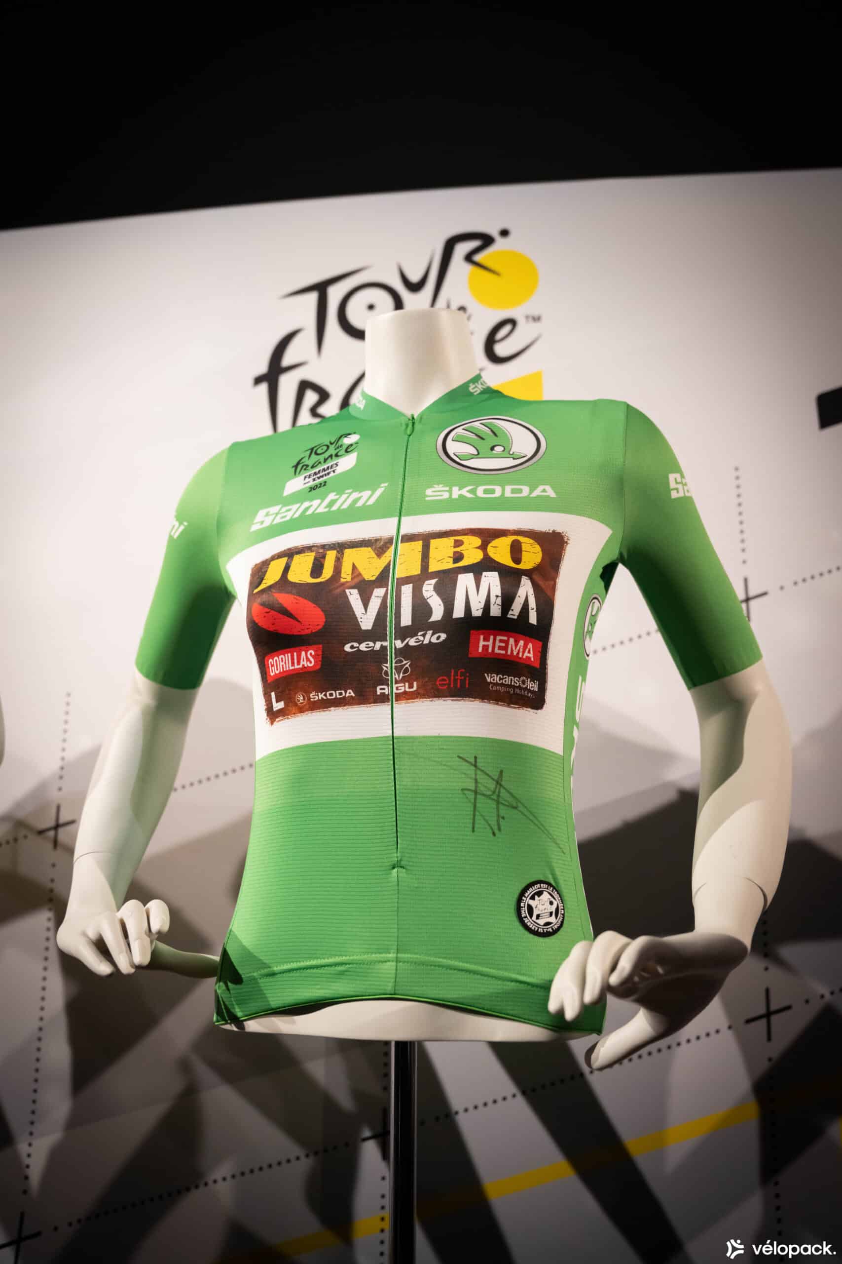 Maillot Vert Tour de France velopack.
