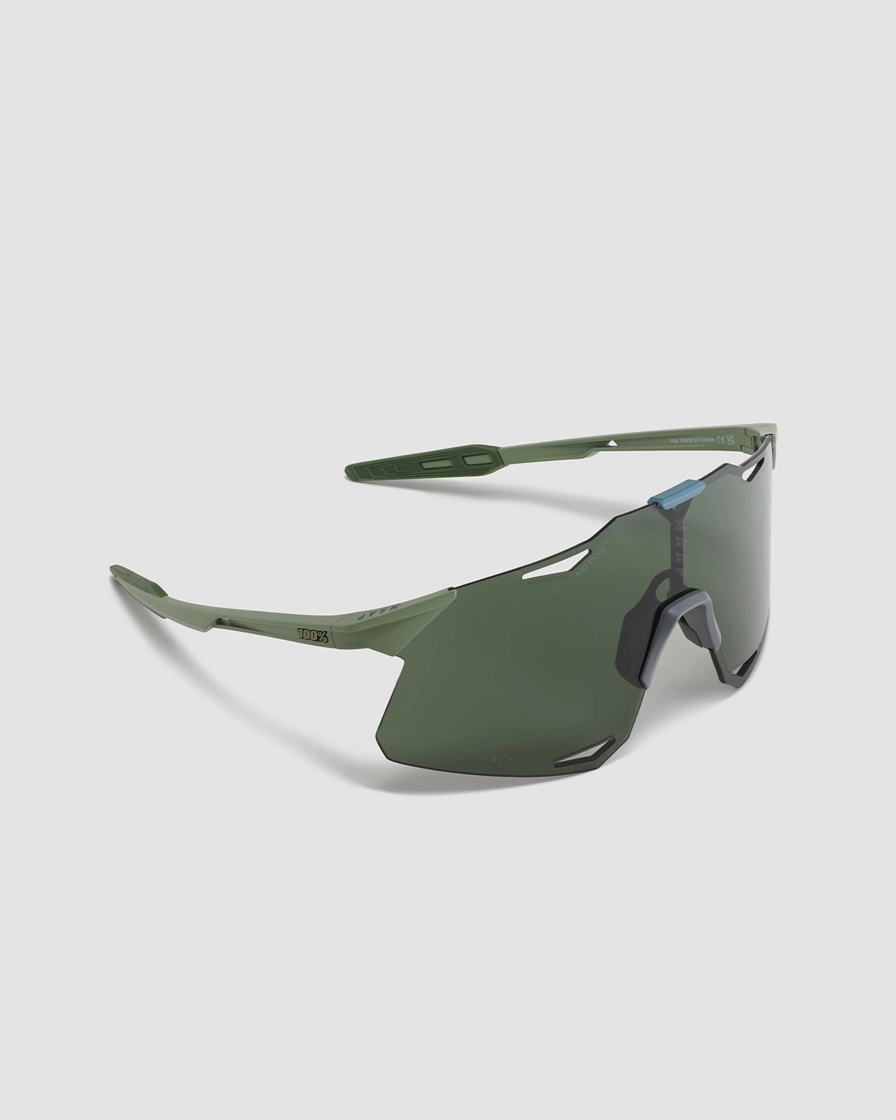 Lunettes de velo vert 100% Hypercraft Maap