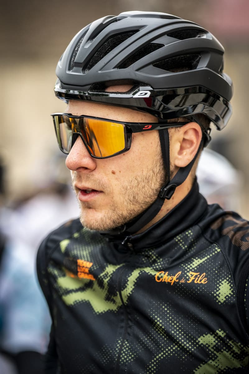 casque lunettes julbo gravel Team Look Gravel