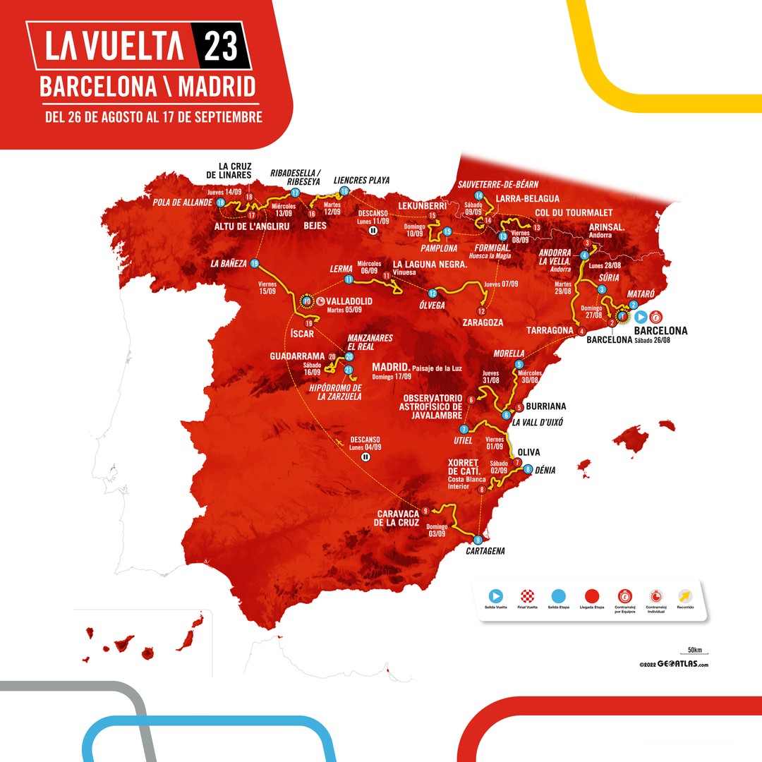 parcours vuelta 2023