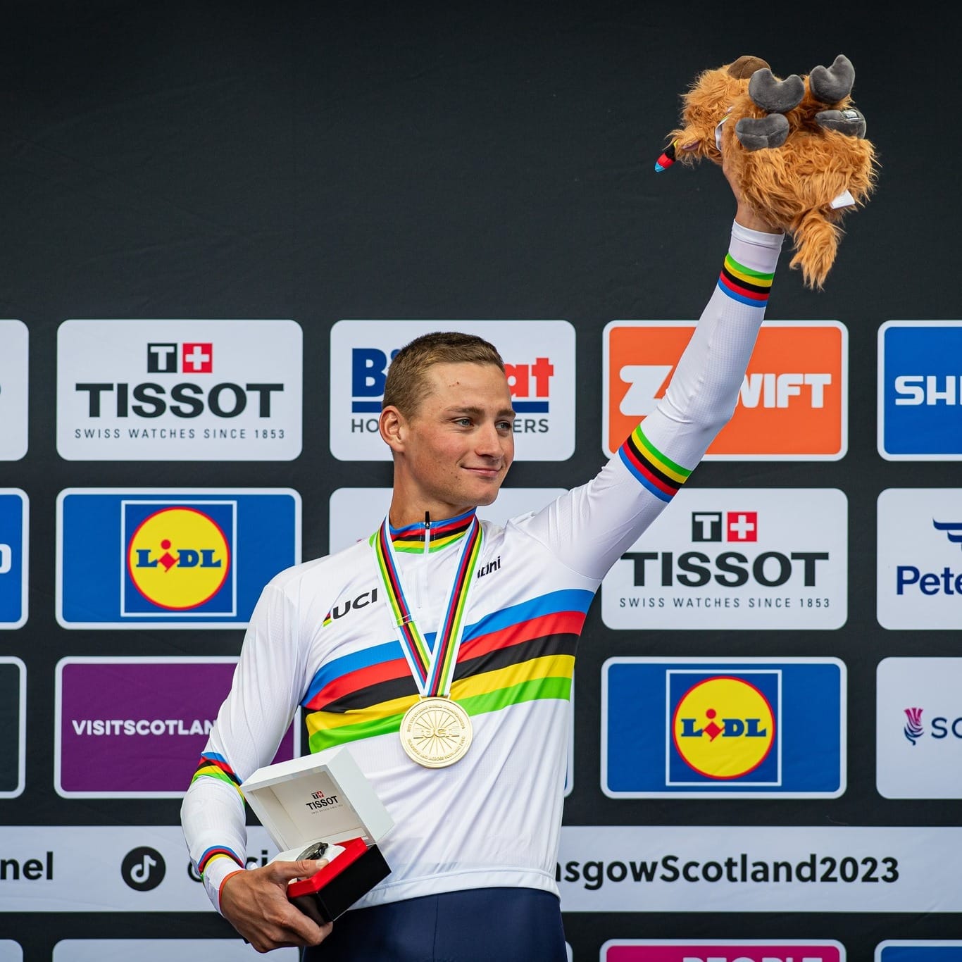 van der poel maillot champion du monde