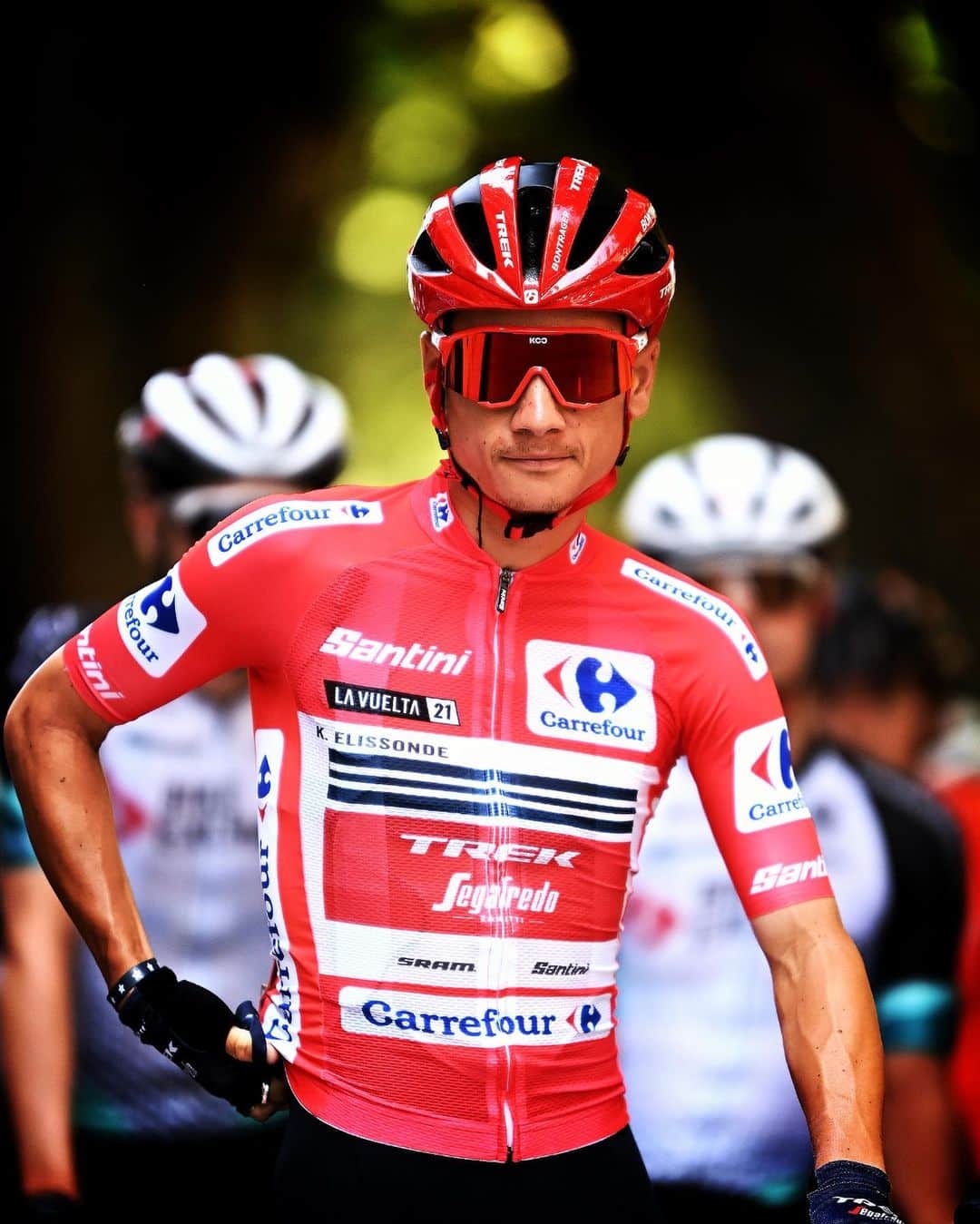 kenny elissonde maillot rouge leader vuelta 2021