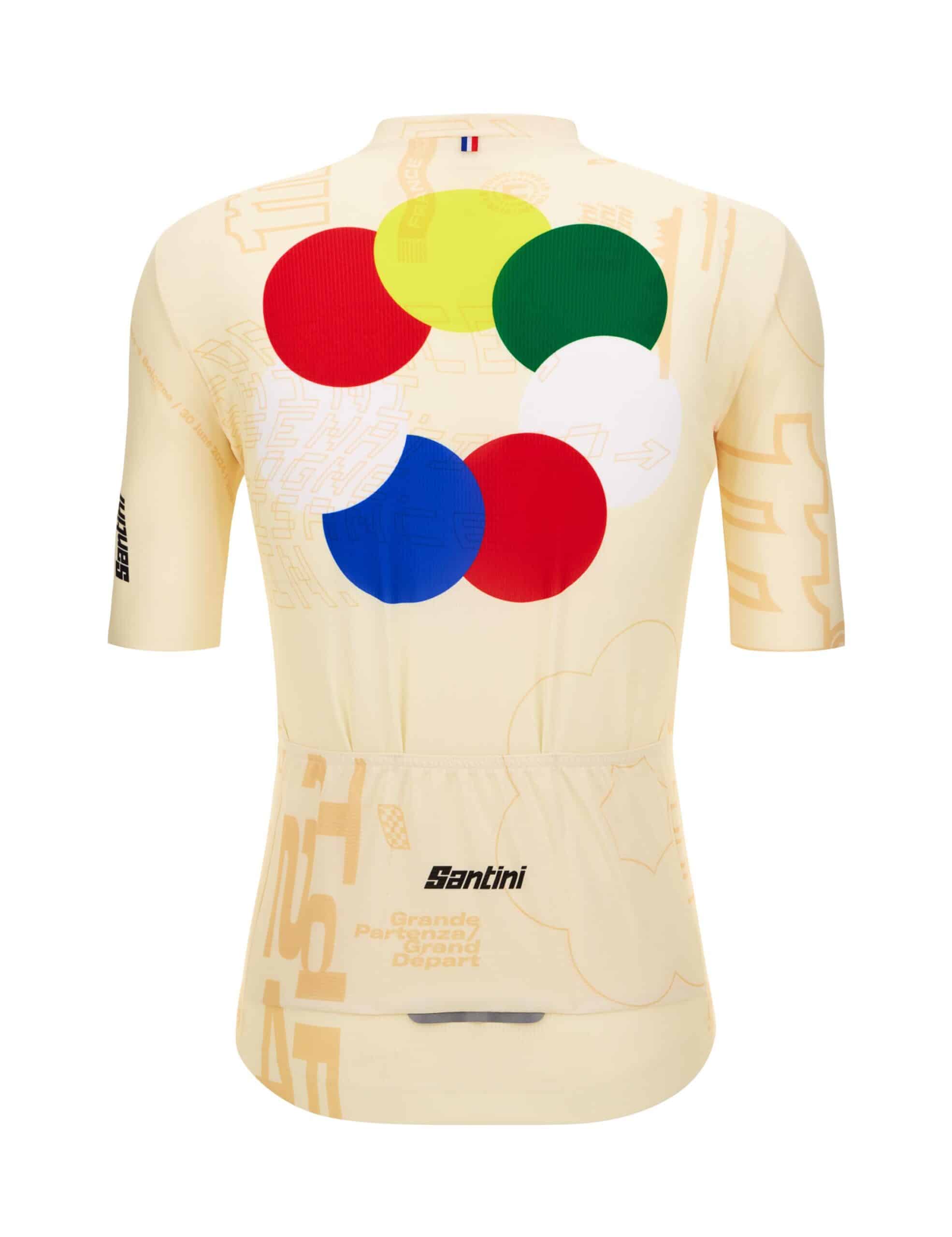 Maillot Cycliste Motobécane T.4 Tour De France - Santini, Taille L, Vintage