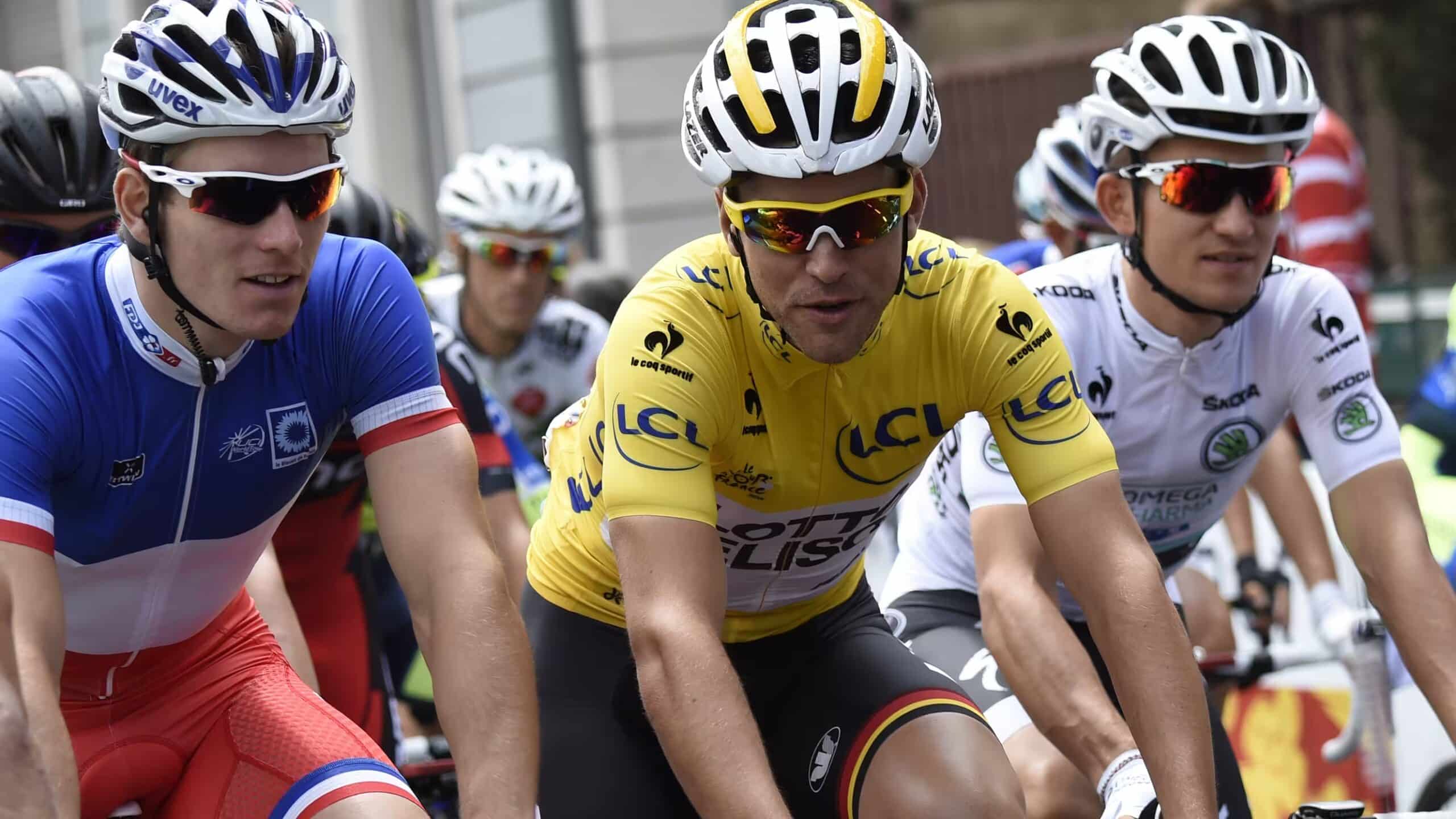 tony gallopin maillot jaune leader tour de france 2014