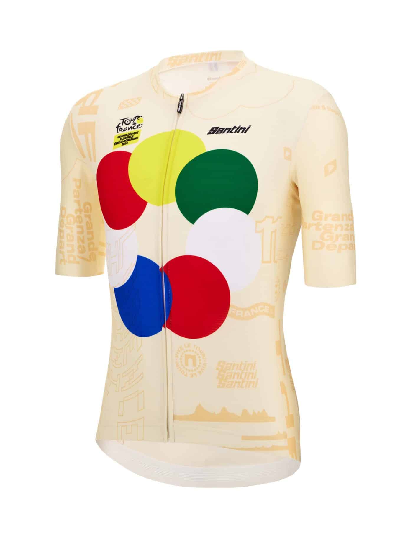 tour de france 2024 maillot grand depart santini