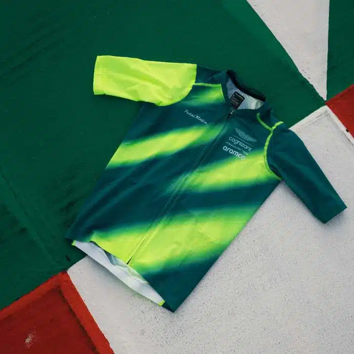 Maillot cyclisme Aston Martin Aramco Cognizant F1