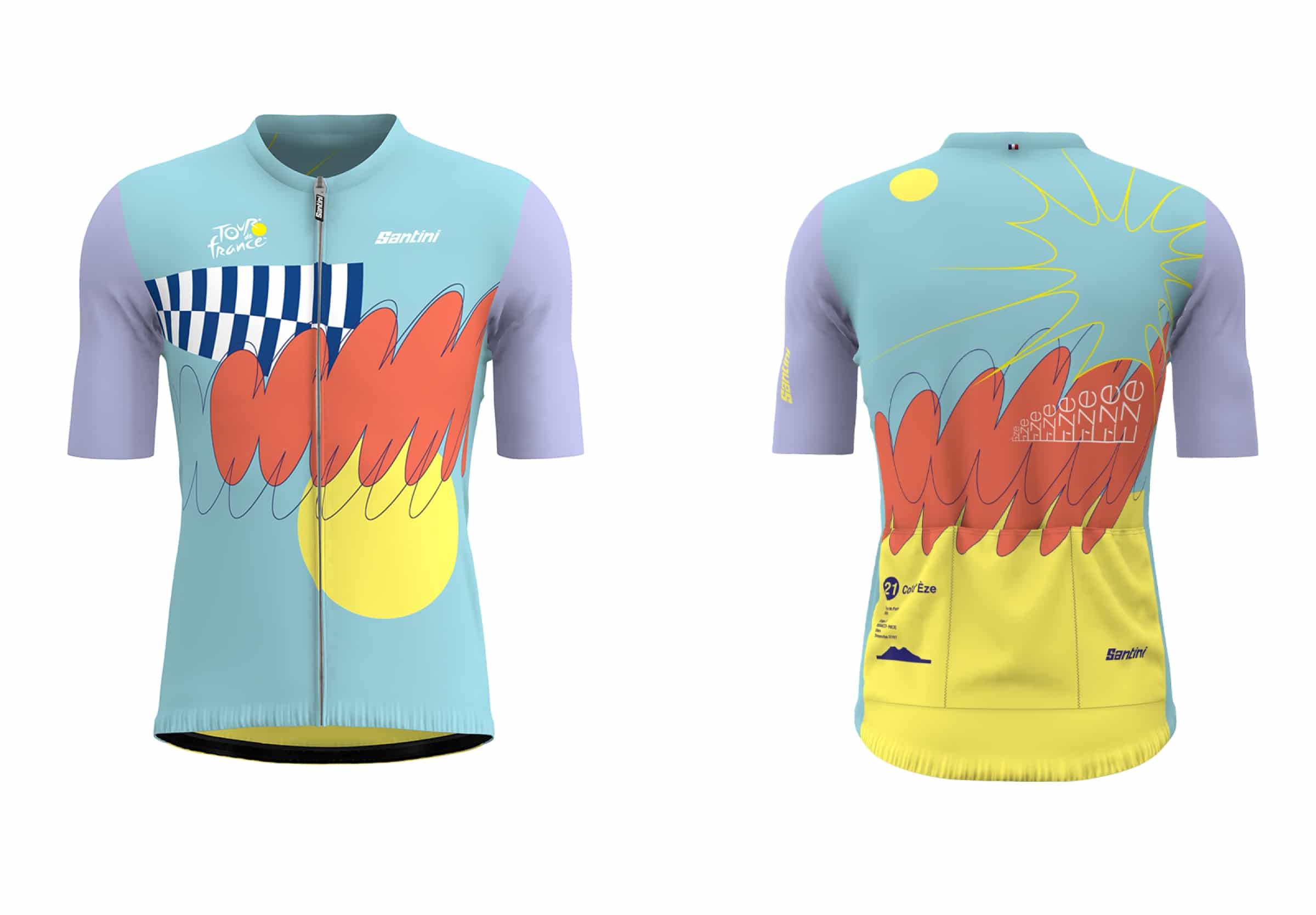 tour de france 2024 maillot santini nice