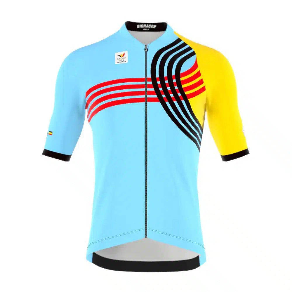 maillot cyclisme belgique jo paris 2024