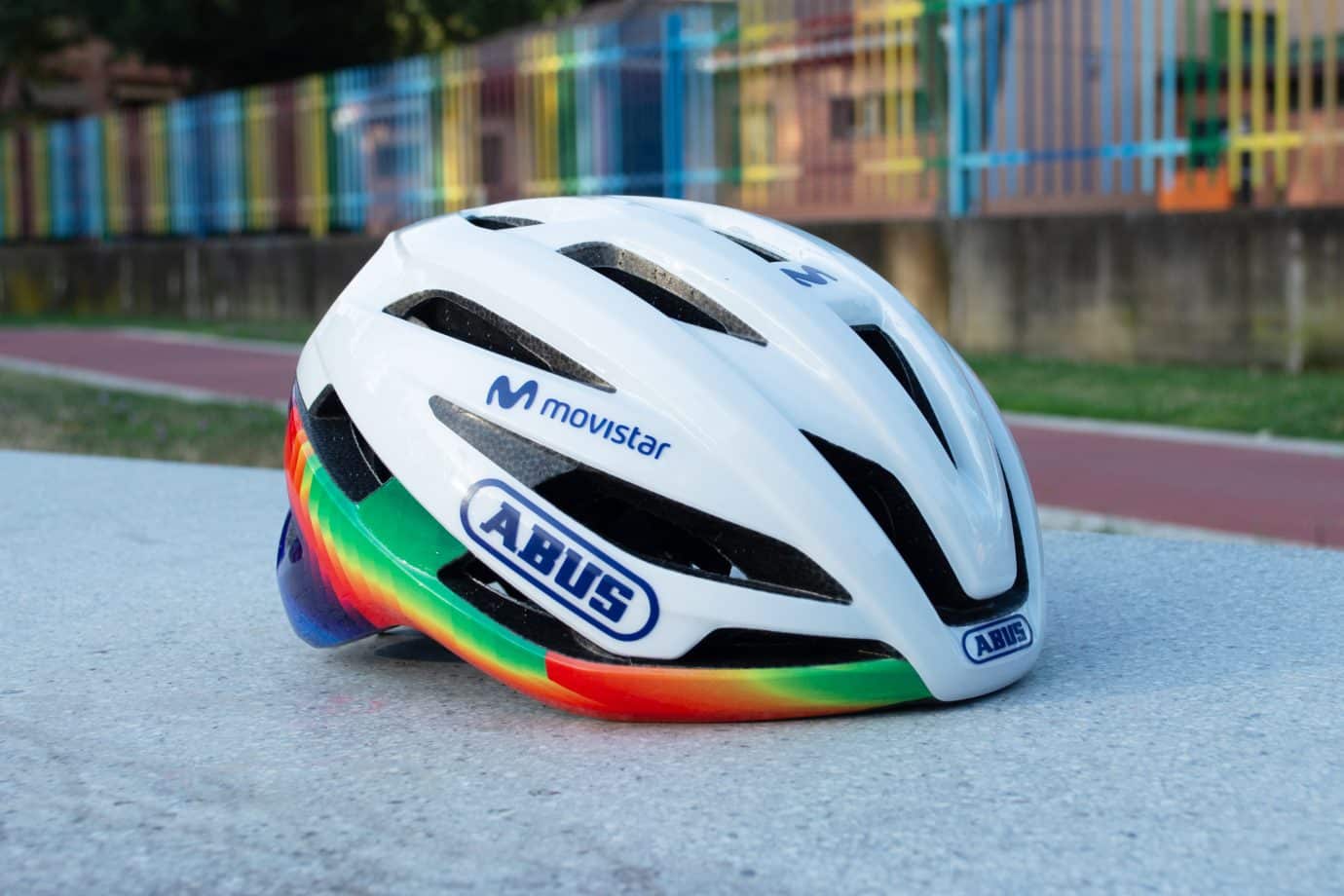 casque abus movistar strade bianche 2020