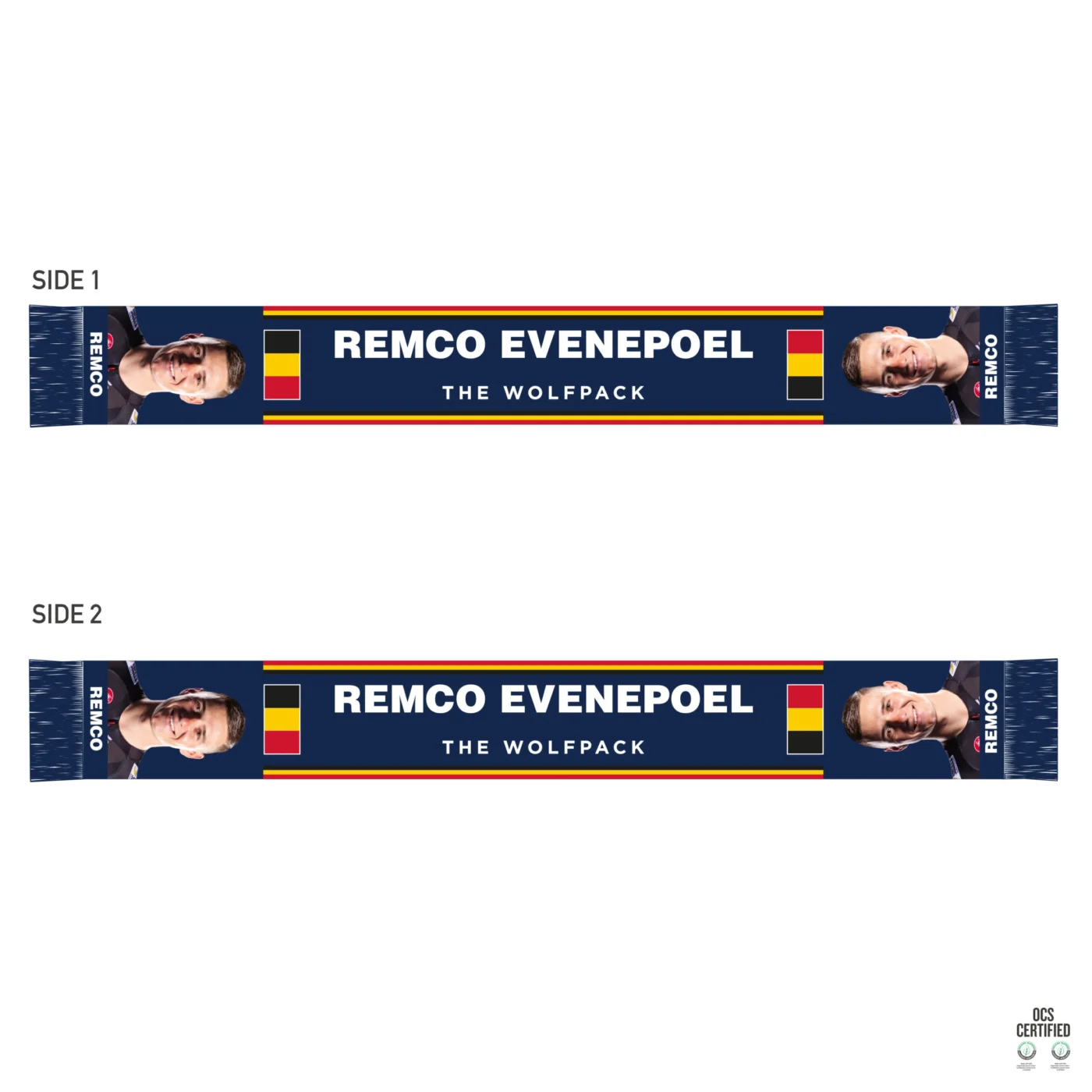 Écharpe De Supporter Slovaquie - Satin 100cm - Double Face, Bords Renforcés - Pour Stade Et Événements Sportifs
