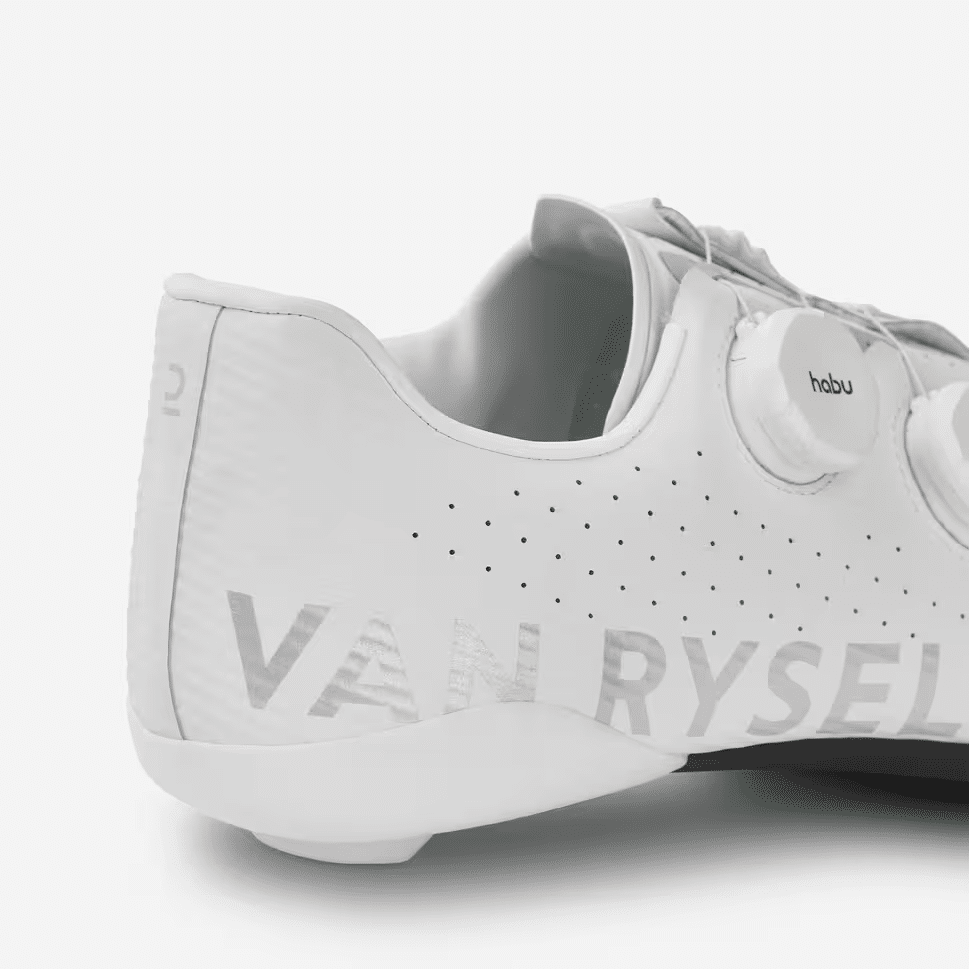chaussures velo route van rysel rcr blanches