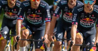 Image de l'article Red Bull Bora hansgrohe avec des lunettes Koo personnalisées