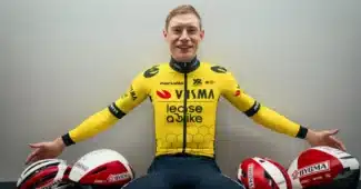 Image de l'article Team Visma | Lease a Bike : un casque unique pour Jonas Vingegaard