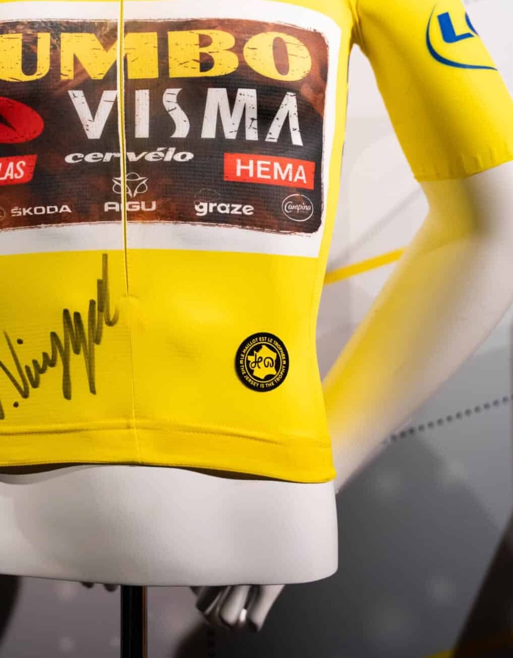 maillot jaune tour de france initiales HD