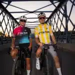 Les deux maillots de la TikTok Cycling Race, créés par velopack