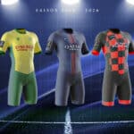 Les maillots de la Ligue 1 en version cyclisme