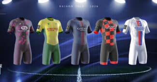 Image de l'article Les maillots de la Ligue 1 en version cyclisme
