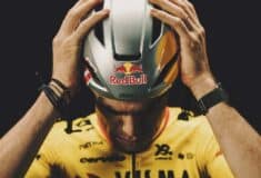 Image de l'article Les trois casques Giro de la Visma | Lease a Bike sur le Tour de France