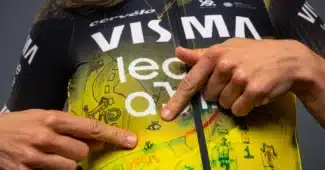 Image de l'article Le maillot visma du tour de france femmes dessiné par des enfants