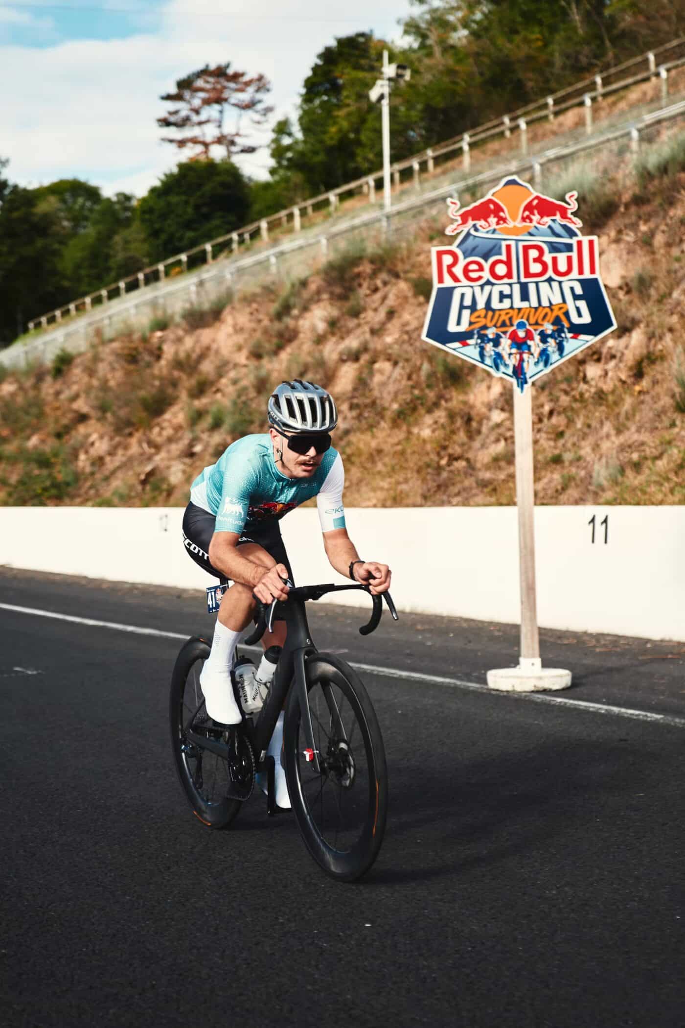 red bull cycling survivor